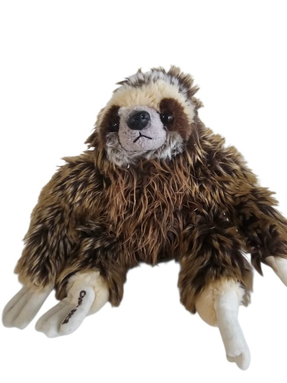 Aurora Brown Three Toed Sloth Realistic Stuffed Animal Plush Costa Rica